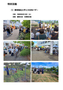 特別活動(静岡福祉大学との合同バザー-)のサムネイル