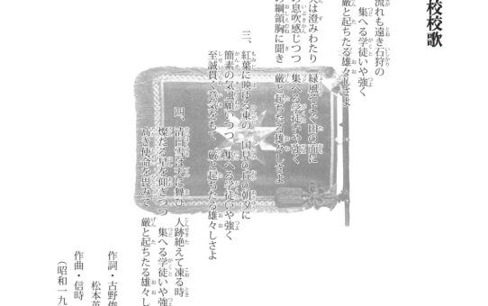 校歌等のサムネイル