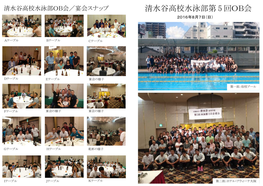 水泳部第5回OB総会写真のサムネイル