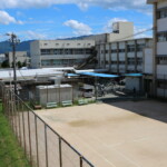 校舎北西方面より・令和元年(2019年)頃
